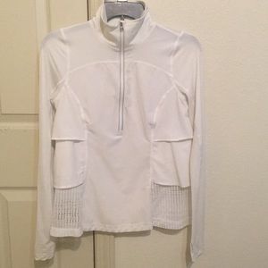 Lululemon Sun Runner Ruffle Pullover Activewear